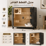 بيت خشبي للقطط - Image 4